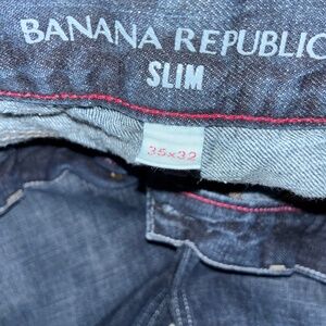 Denim Jean Banana Republic Slim 36W X 32L